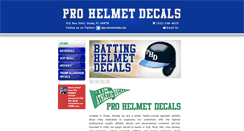 Desktop Screenshot of prohelmetdecals.com